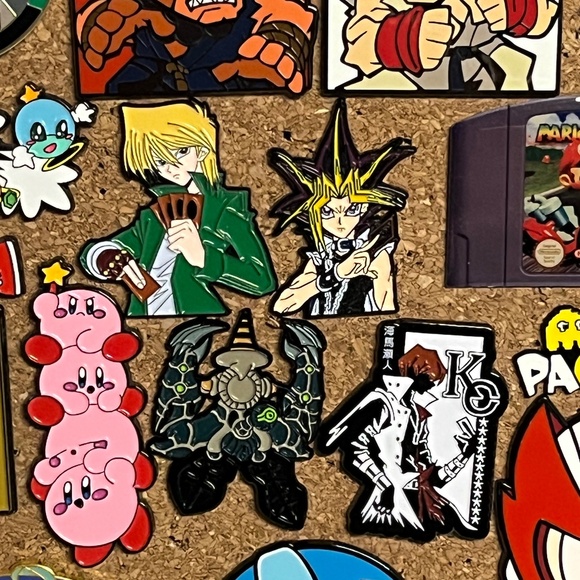 Yugioh Sonic Hat Pin Choice Any On Board Pins Hat Bag Street Fighter Mario - Picture 2 of 4
